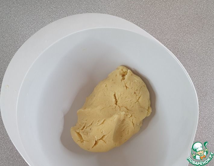 Рецепт: Песочное тесто без яиц