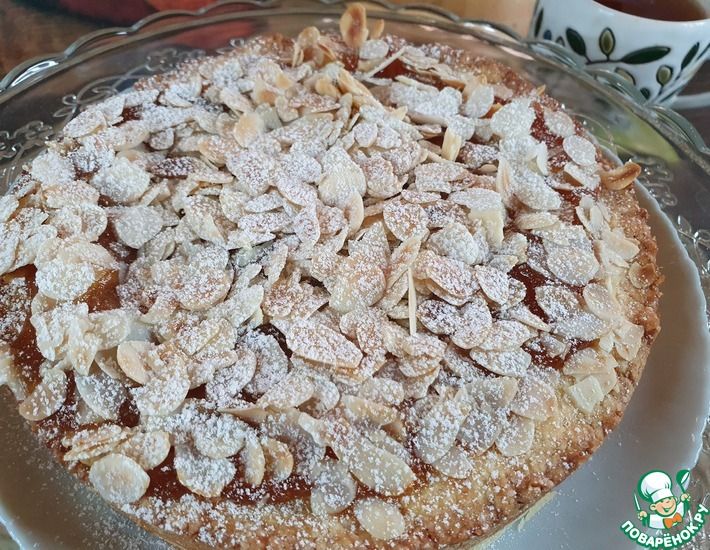 Рецепт: Абрикосовый пирог с орехами