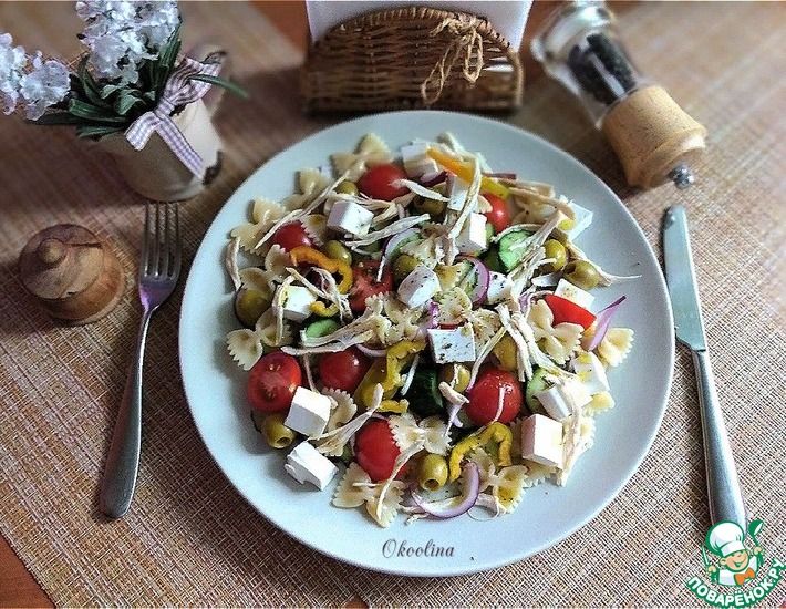 Рецепт: Салат на основе греческого салата