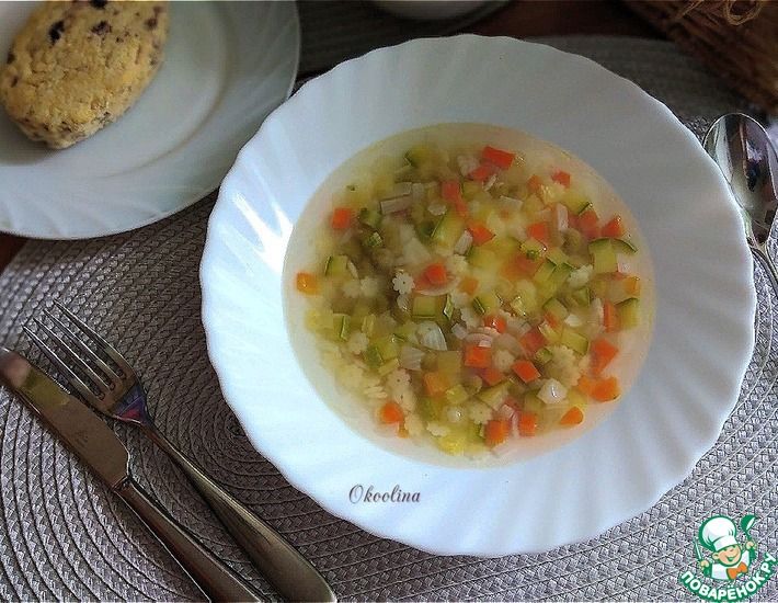 Рецепт: Диетический овощной суп