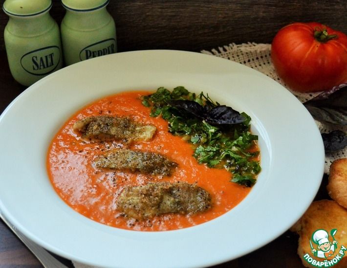 Рецепт: Итальянский томатный суп с треской