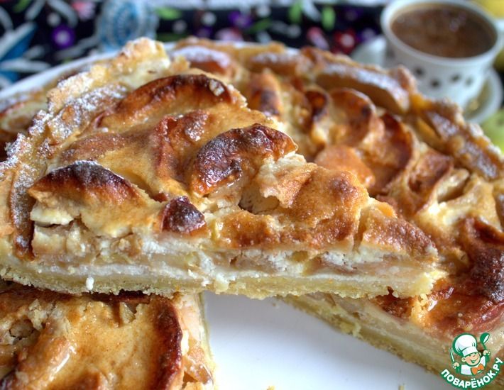 Рецепт: Баварский яблочный пирог