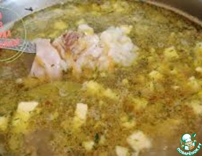 Рецепт: Куриный суп с рисом