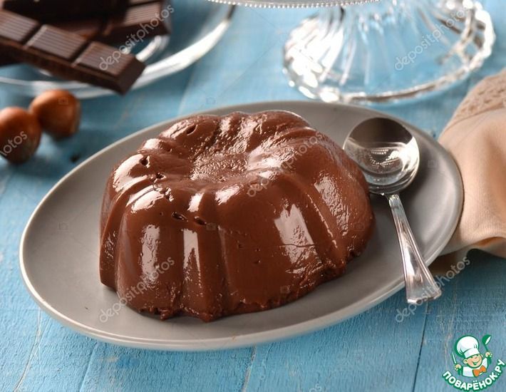 Рецепт: Домашний шоколадный пудинг