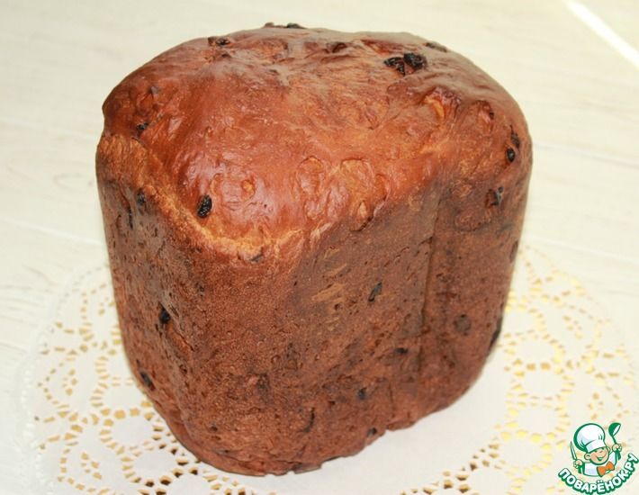 Рецепт: Сладкий хлеб Восточный базар в хлебопечке