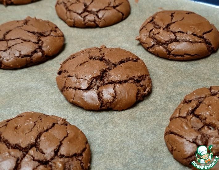 Рецепт: Шоколадное печенье Брауни