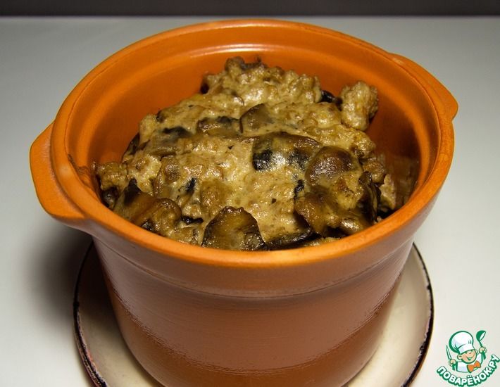 Рецепт: Бандуряники с грибами и мясом