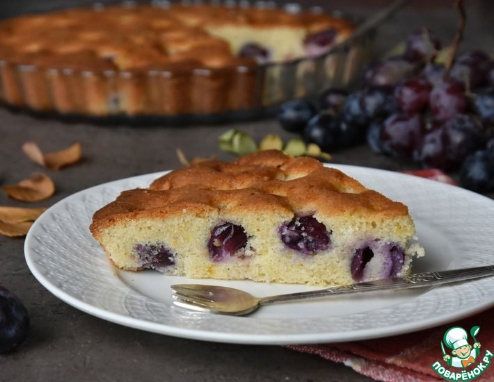 Рецепт: Пирог с виноградом от Джйми Оливера
