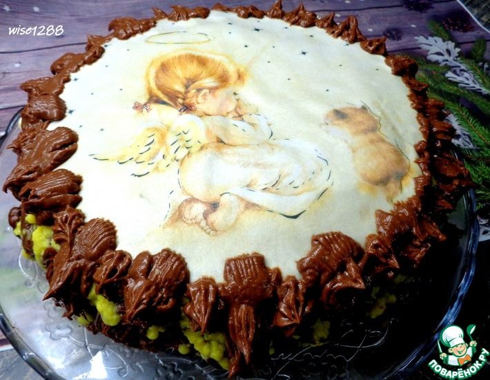 Рецепт: Торт шоколадный «Для Алисы»