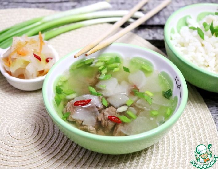 Рецепт: Корейский суп «Согоги мукук»